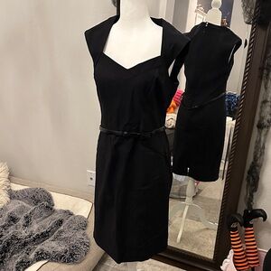 White House Black Market Black Backless Dress
